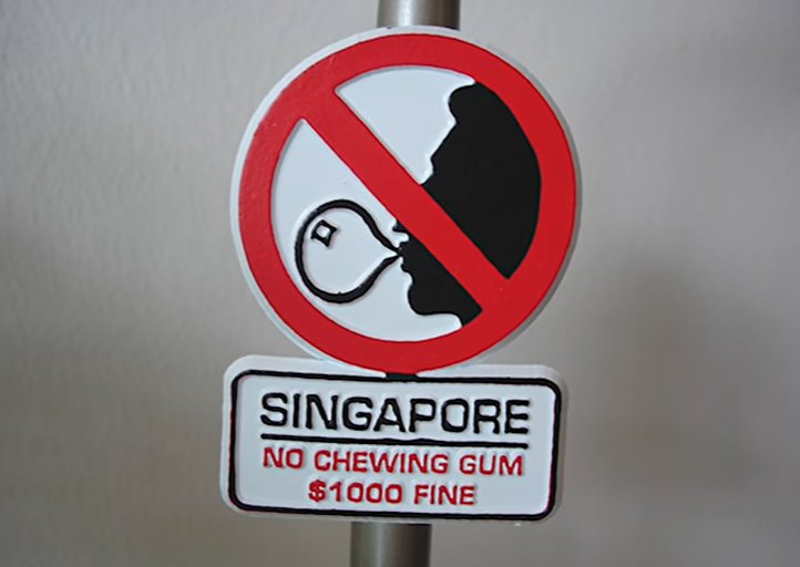 Yasaklar Ülkesi Singapur